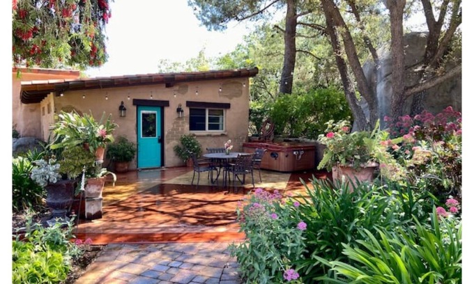 Alpine Apartment | Peaceful adobe villa with private hot tub