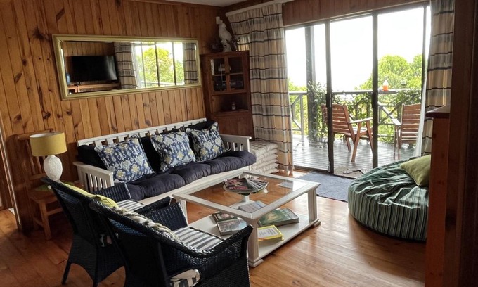 Brenton-on-Sea Apartment | Peaceful guest suite with balcony views and garden setting