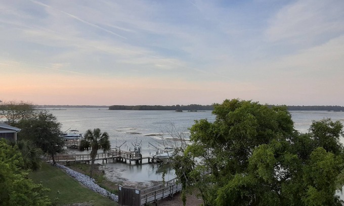 Folly Beach Condo | Peaceful with Most Spectacular Views nFun in Folly Beach & Downtown Charleston