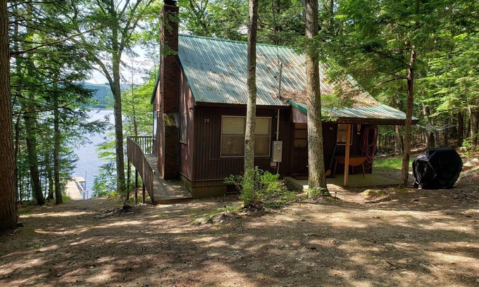 Waterford Cottage | Pet-friendly rustic camp on Keoka Lake, ideal for swimming and fishing!