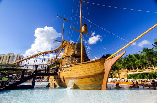 Prive das Caldas Apartment | Piazza Diroma Acesso ao Diroma Acqua Park