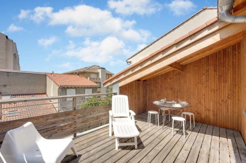 Patte d'Oie Apartment | Pinalis - Appt 4p avec terrasse à Toulouse