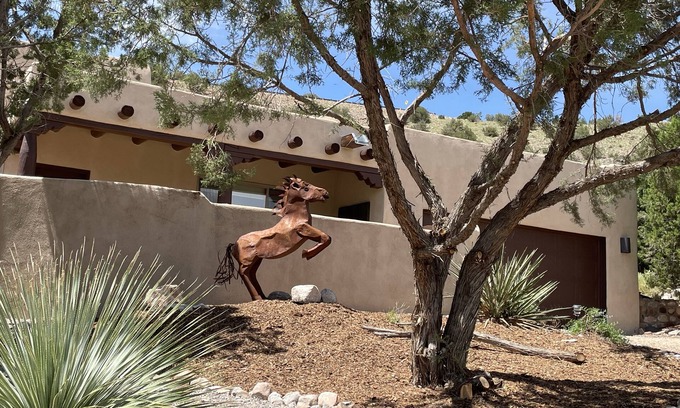 Placitas House | Placitas Magic-2 Bed/1 Bath Custom Santa Fe Home
