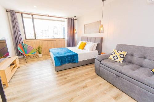 La Aguacatala Apartment | Poblado, Modern studio, coworking, A/C, Gym 1411