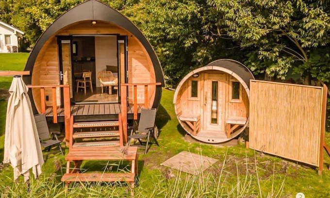 Oostrum House | Pod Hotelkamer met Slaapbarrel