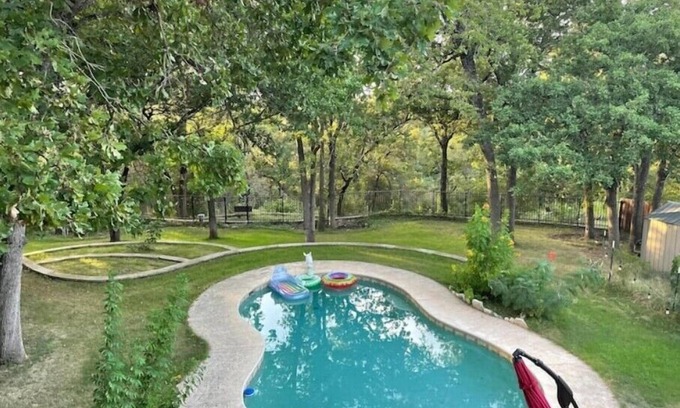 Manchaca House | Pool, 1 Acre, Cave, 5 Bedroom Oasis in S. Austin