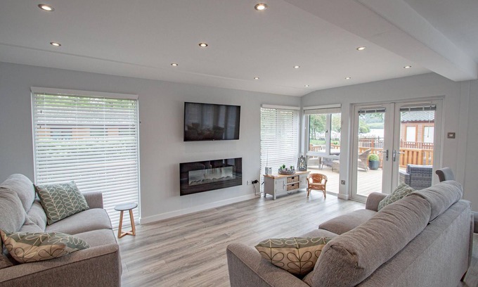 Troutbeck Bridge Cabin | Potters Lodge - a holiday lodge that sleeps 6 guests in 3 bedrooms