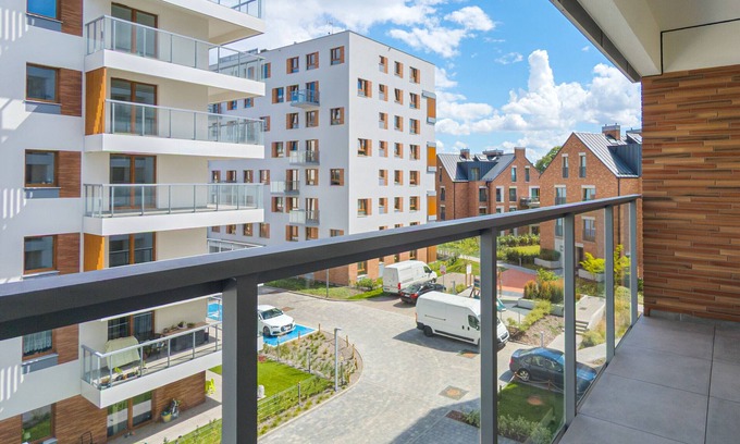 Siedlce Apartment | Powstańców Warszawskich 23B | Prestige, Wifi, Pet-friendly, A/C, 1 Bedroom, Balcony, Parking, Gdansk
