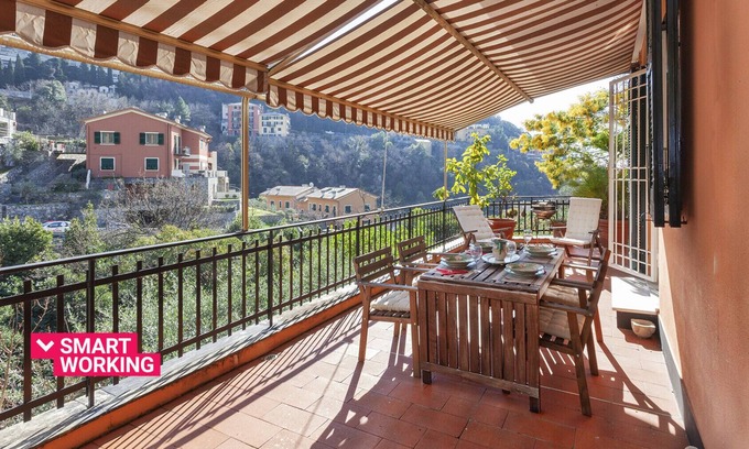 Bogliasco Apartment | Precious terrace in Bogliasco by Wonderful Italy