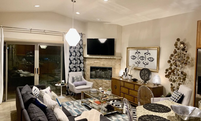 Coachella House | Private Designer Casita House with RV parking located in Coachella CA Sleeps 5-6