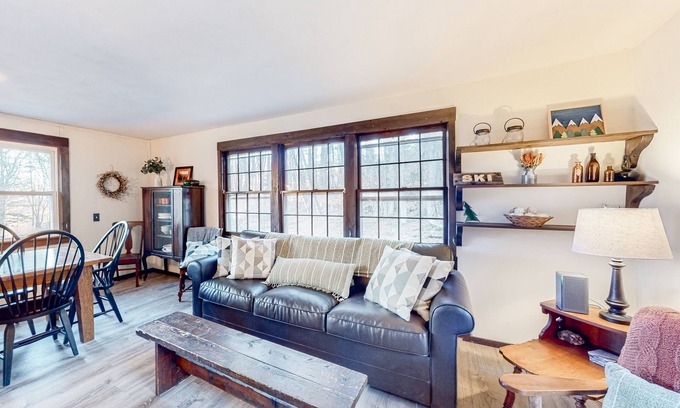 Ira House | Private home near Killington and Okemo with woodland views