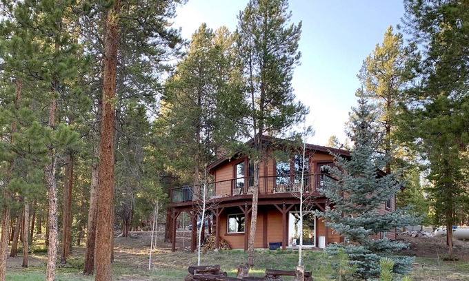 Winter Park Highlands House | Private home nestled in the trees. Hot tub, fire pit, deck, pet-friendly. Relax!