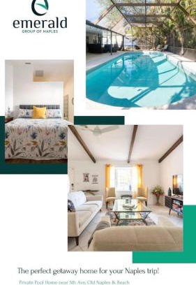 East Naples House | Private Pool Home near 5th Ave Old Naples and Beach
