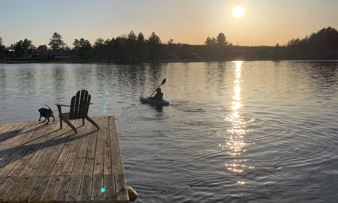 Old Forge House | Private waterfront spacious home, 1/4 mile to Water Safari & 1/3 mile to village