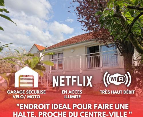 Chaumont Bed & Breakfast | Proche Centre, Gare, Parc, Parking by Maison Bonhage