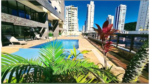 Centro Apartment | PROMOÇÃO - Vista Superior - Jacuzzi - Sauna - Piscina - Vaga Grátis 400m da Praia