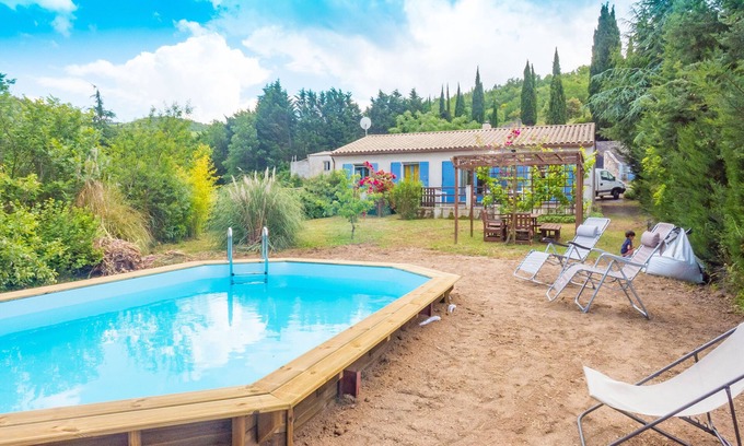 Felines-Termenes House | Quiet house in Corbieres with private pool and air conditionning