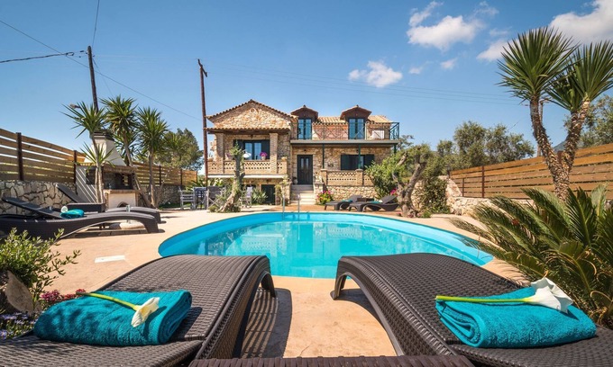 Lithakia Villa | R 1446 Private Pool | Sunrise View with Garden View, Private Terrace & Outdoor Swimming Pool.