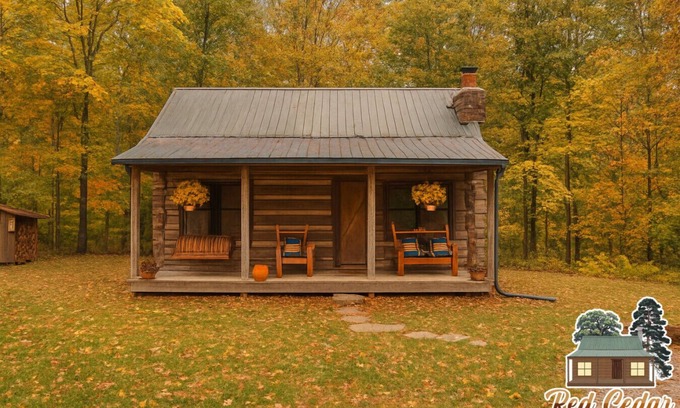 Nashville Apartment | Red Cedar Log Cabin in Nashville