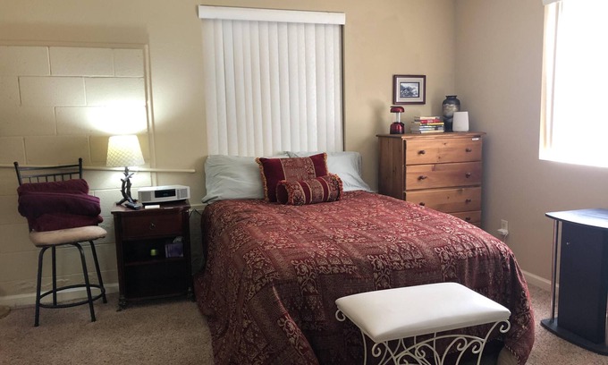 Trinity County Apartment | Red house with the Mountain Lake Magic TC