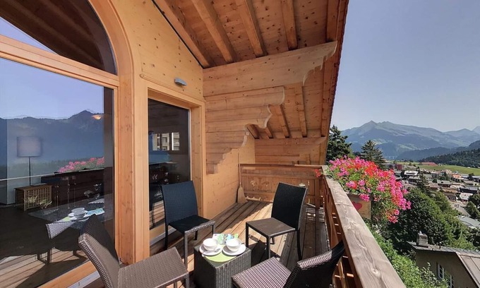 Leysin Apartment | Reine des Prés A7 A high standing apartment with 3 bedrooms in a new residential chalet for maximum