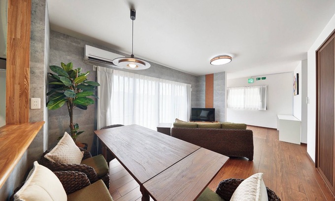 Sumuide House | Rekibu 2 Capacity 8 people Newly built stylis/Nago Okinawa