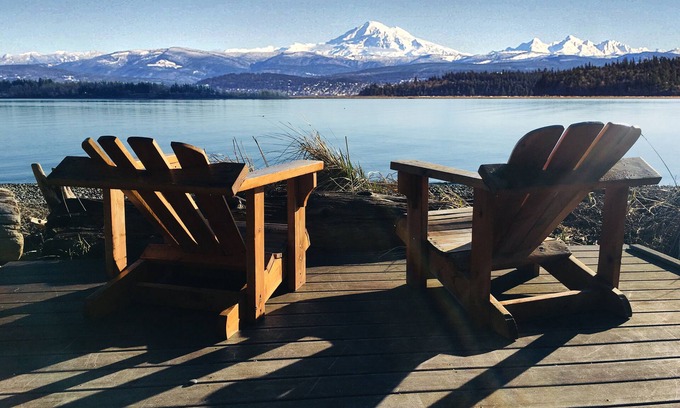 Lummi Island Cabin | Relax on your own Beach - 100' of low bank waterfront