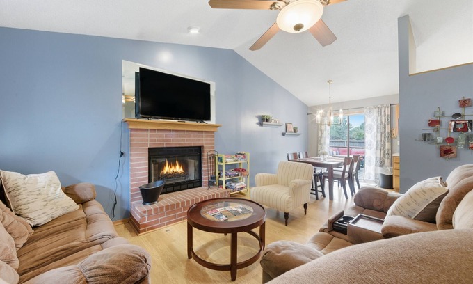 Wichita House | Relaxing Getaway with Outdoor Patio, Fire Pit, and Pool Table