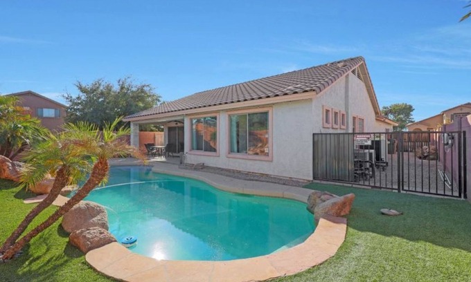 Estrella Vista House | Relaxing Goodyear Getaway - Heated Pool - Near Ballpark