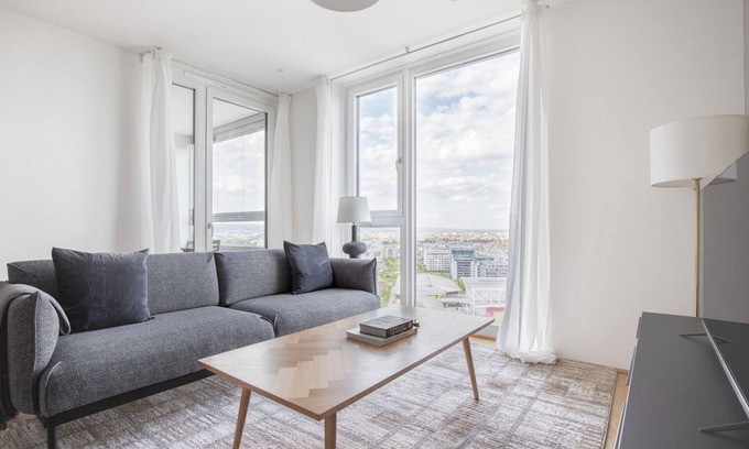 Donaustadt Apartment | Remarkable Donaustadt 1BR w/Rooftop Pool & Gym, nr U1, by Blueground