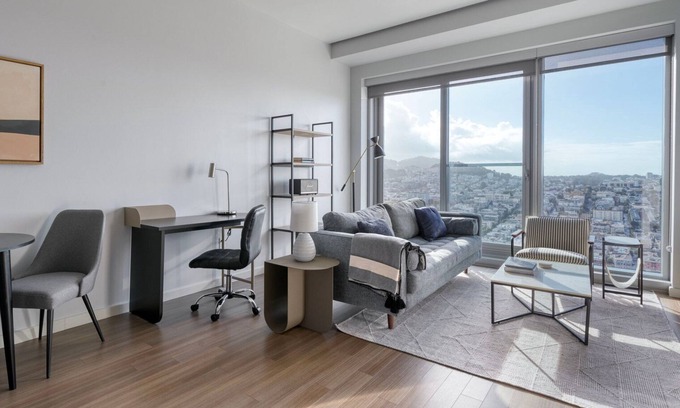 Civic Center Apartment | Remarkable Hayes Valley 1BR w/Pool, walk to Tech HQs, by Blueground