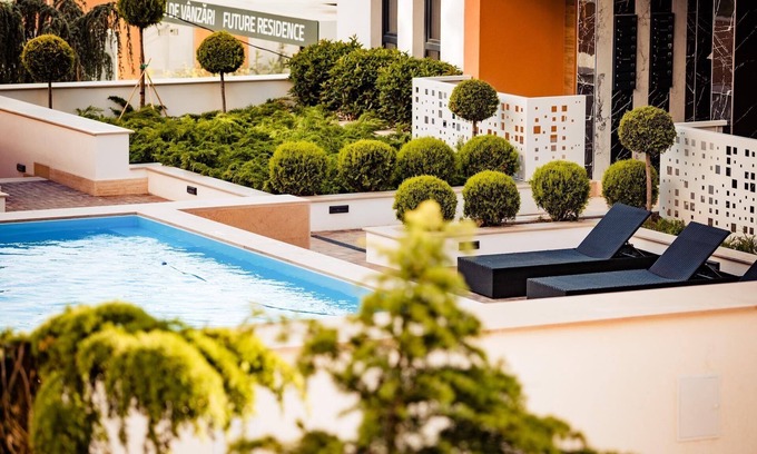 Timisoara Apartment | Residence Future Delux IV 2-bedroom apartment with WiFi, AC in Timisoara