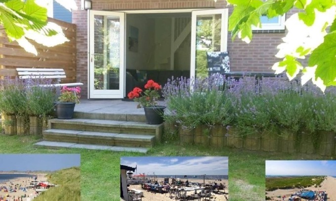 t Zand House | Rest, walk and enjoy the wide beach and in April Tulips!