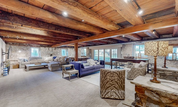 Mays Chapel House | Restored historic in-law home near downtown Baltimore with pool, kitchenette, AC