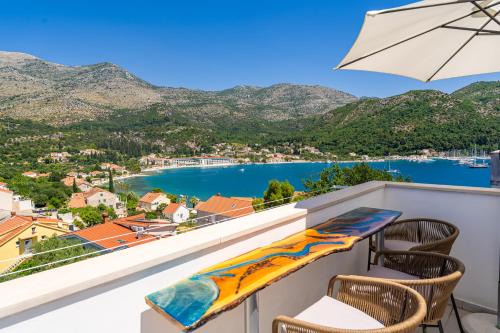 Slano Apartment | RITA - Charming 2-Bedroom Apartment with sea view, Slano