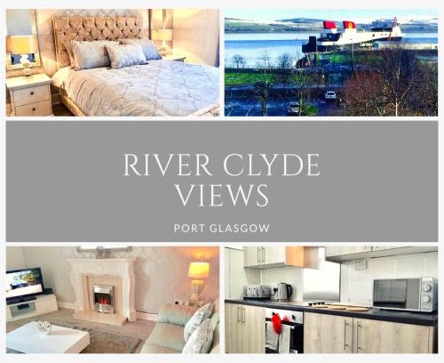 Port Glasgow Apartment | RIVER CLYDE VIEWS - PRIVATE & SPACIOUS APARTMENT