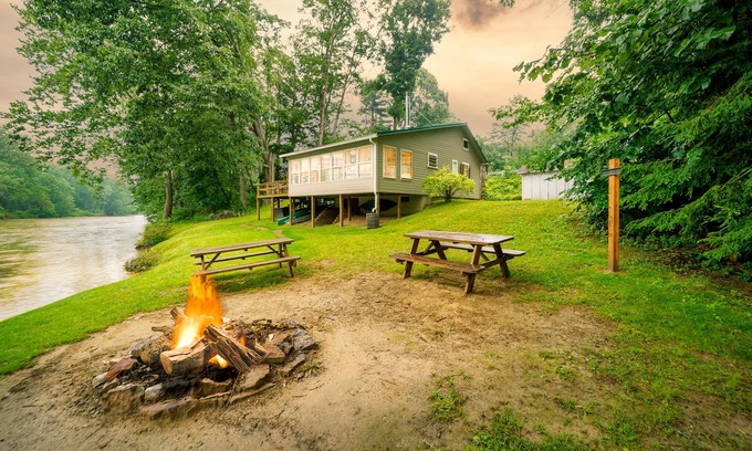 Tidioute Cabin | Riverfront Cabin ★ Views ★ Quiet ★ Fishing ★ Kayak