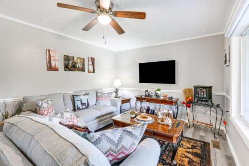 Tuckasegee House | Riverfront Cabin with Mtn Views in Tuckasegee!