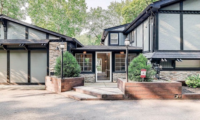 Indianapolis House | Riverfront Chateau With a Deck & Serene Views
