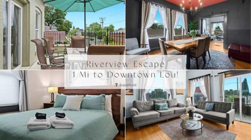 Jeffersonville House | Riverview Escape in Walkable Historic District