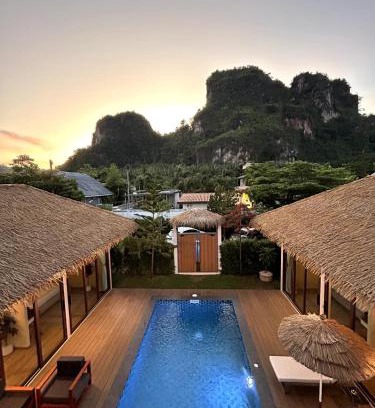 Krabi House | Rock reef aonang villa 2unit mountainview