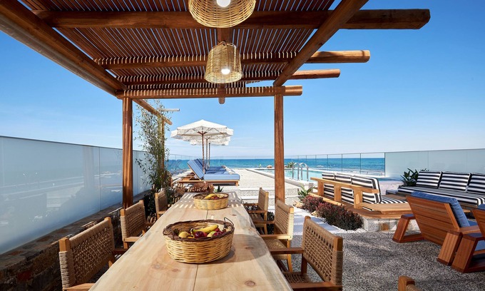 Kokkini Chani Villa | Rodo Seafront Villa with private pool