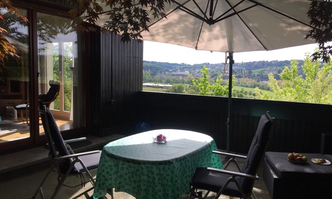 Blieskastel Apartment | Romantic panoramic view in the biosphere reserve - Family hiking cycling holiday