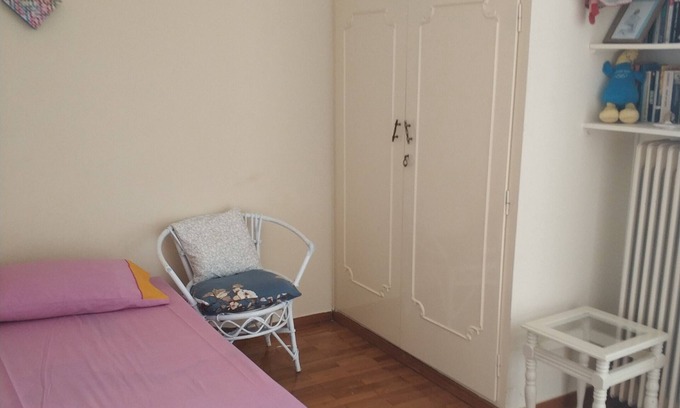 Nea Smirni House | Room for a single with balcony at Nea Smyrni, Athens Riviera