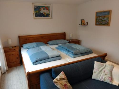 Marli/Brandenbaum Apartment | Ruhiges, gemütliches Zimmer mit Bad für 2 Personen, mit Gartenterasse