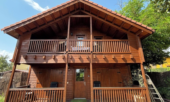 Rascafria Ski Chalet | Rural house with land for barbecues in Rascafría, 60 minutes from Madrid.