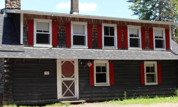 Dennysville Cottage | Rustic, two-story, log cottage, Lake-view, Pet-friendly, Downeast Maine