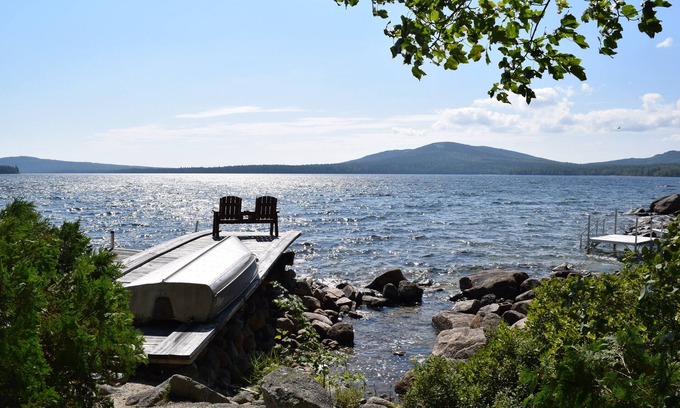 Cherryfield Cabin | Rustic Waterfront Cabin on Pristine Tunk Lake!