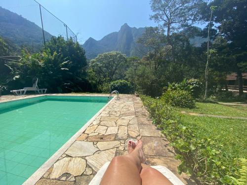 Barreira House | Sítio com piscina e churrasqueira