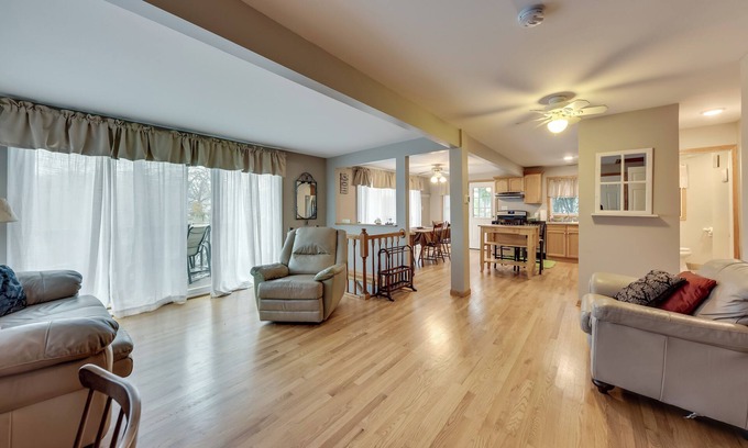 Paddock Lake Cottage | Salem Vacation Home w/Dock: Steps to Paddock Lake